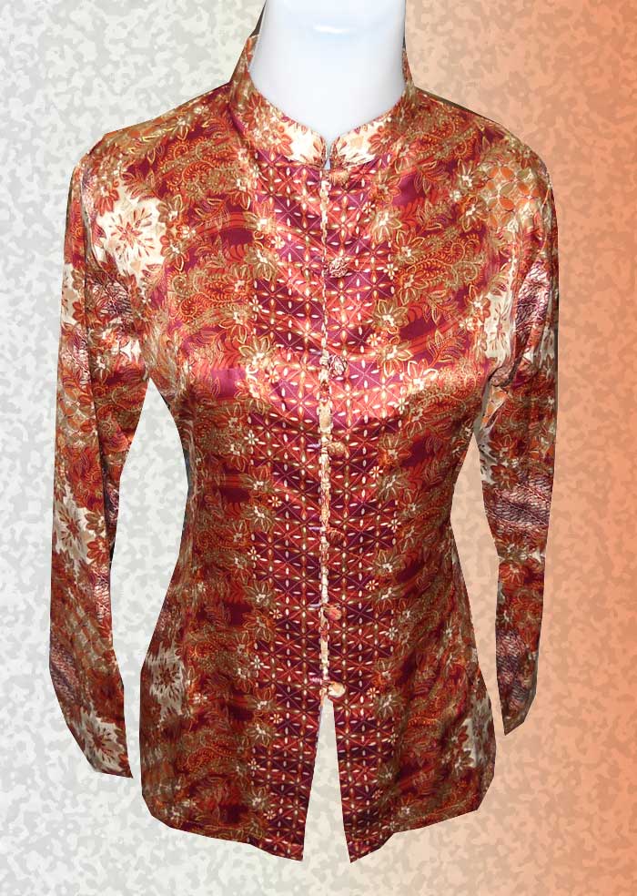 panjang baju gambar batik lengan wanita Berkualitas  Tinggi Batik  Export Baju