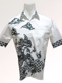  'Batik katun motif wayang jawa ' 