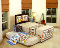  'Kasur Bosland motif kartun' 