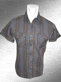  'Hem pria motif bergaris' 