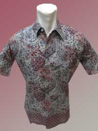  'Batik Campuran Abstrak Modifikasi Tenun ' 