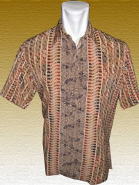  'Motif salur-salur coklat dengan background coklat' 